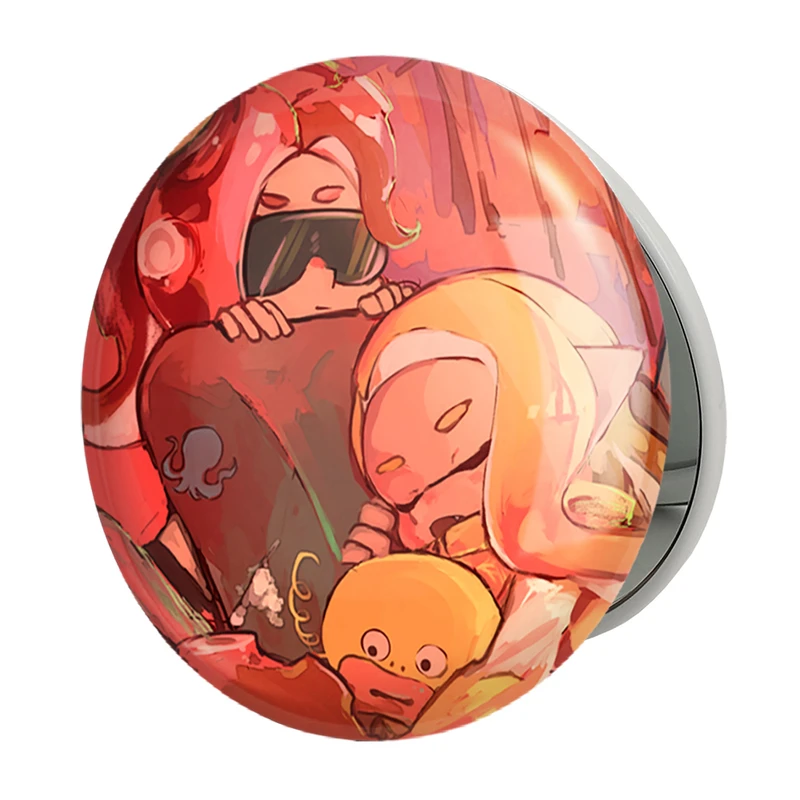 آینه جیبی خندالو طرح بازی اسپلاتون (Splatoon) مدل تاشو کد 33304