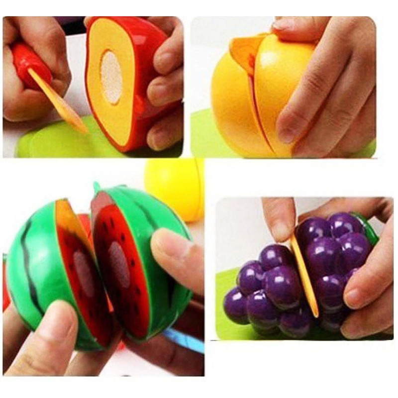 اسباب بازی مدل میوه وسبزیجات برشی کد 600