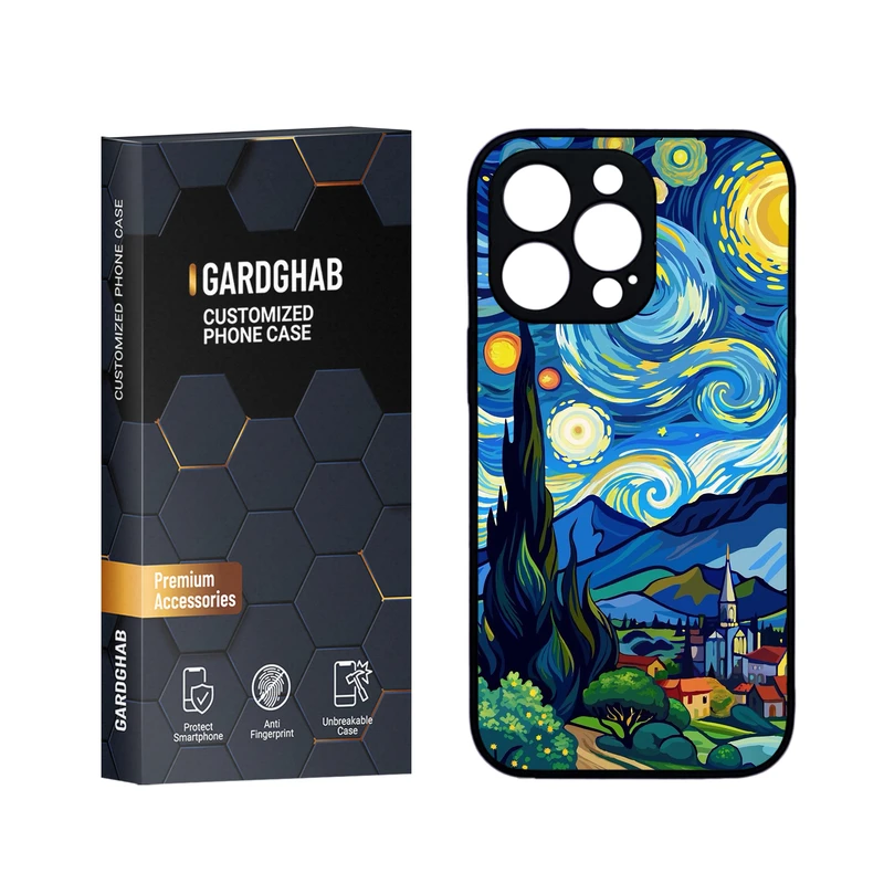 کاور گارد قاب مدل دورژله ای هنری مناسب برای گوشی موبایل اپل  iPhone 13 Pro