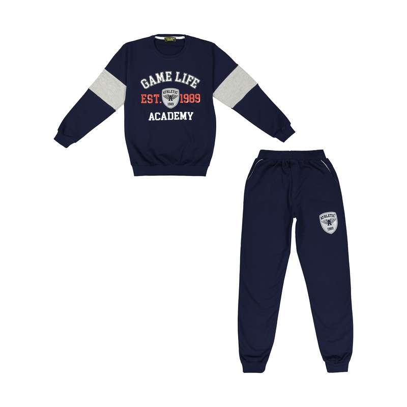 ست سویشرت و شلوار پسرانه خرس کوچولو مدل 2011264-59