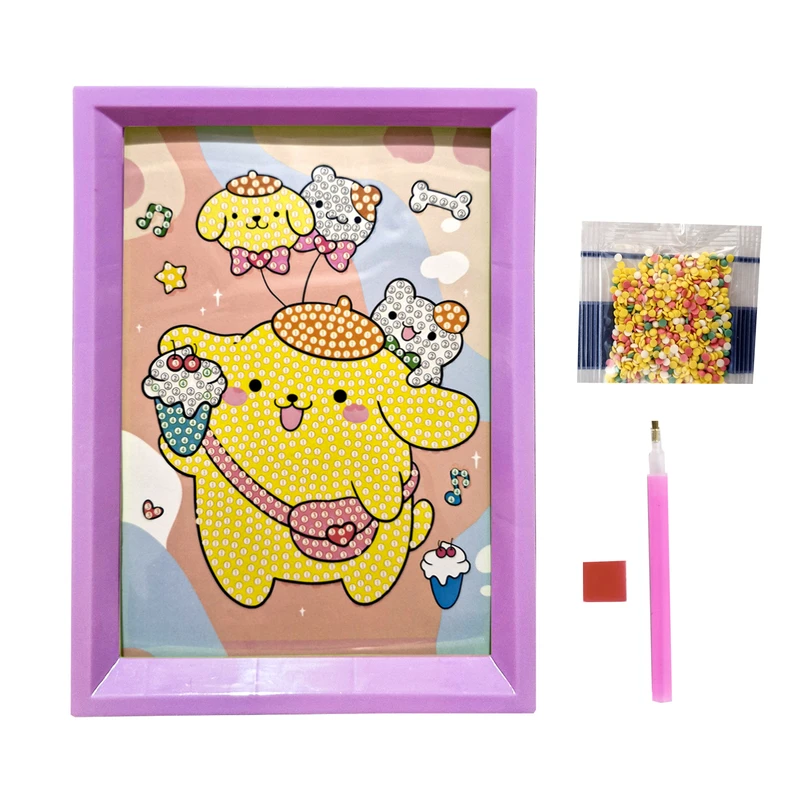 بازی آموزشی مدل ساخت تابلو نقاشی الماسی قاب دار  کد 090