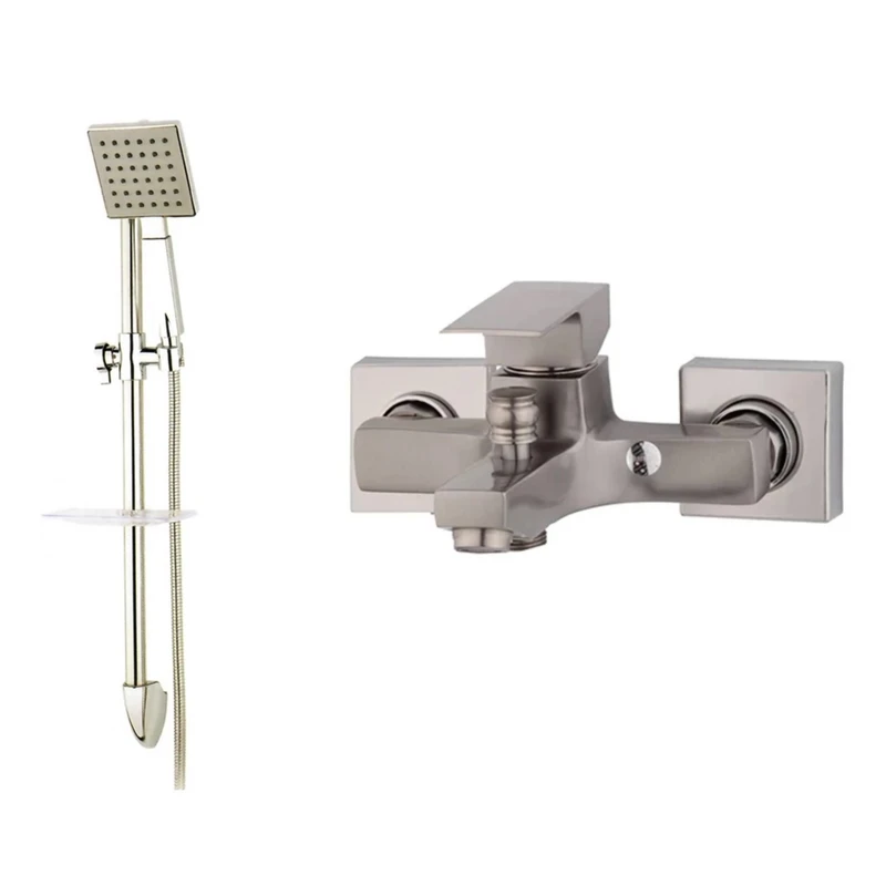 شیر حمام زاداک مدل سهند همراه با علم دوش در بسته دو عددی