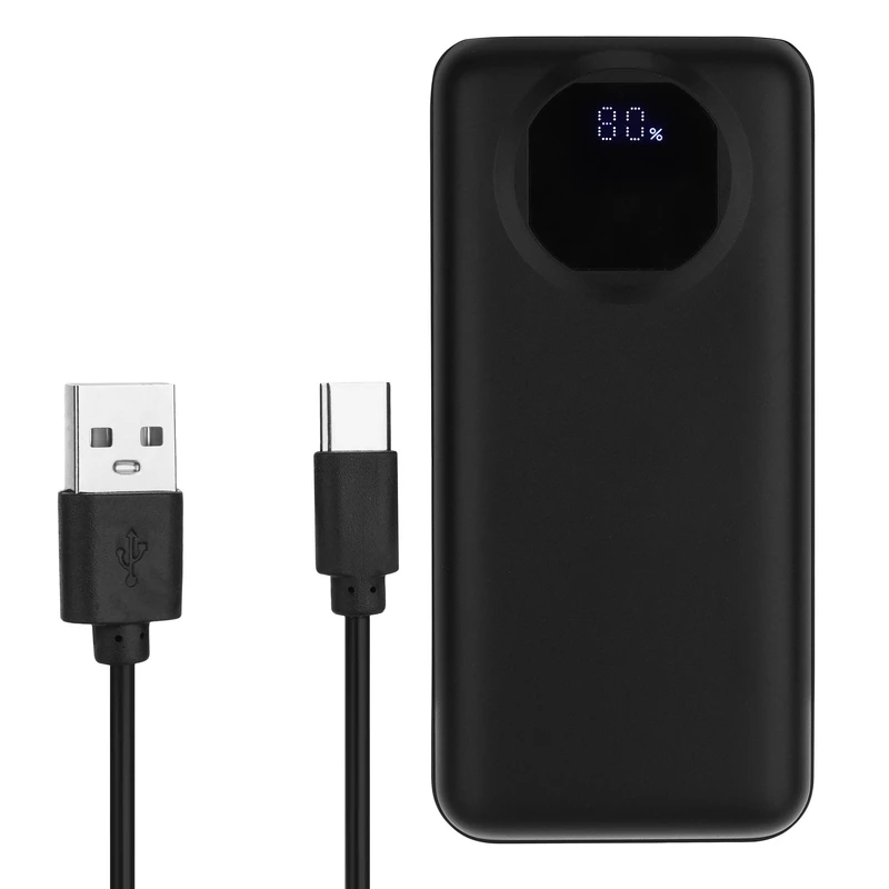 پاوربانک 22.5 وات گرین لاین مدل Nairo ظرفیت 20000 میلی‌آمپرساعت به همراه کابل تبدیل USB-A به USB-C