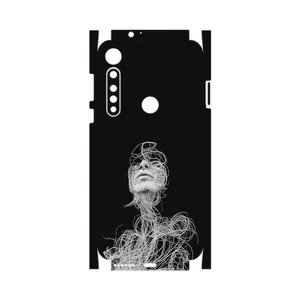 MAHOOT Strings Digital Art 2-FullSkin Cover Sticker for Motorola One Vision Plus