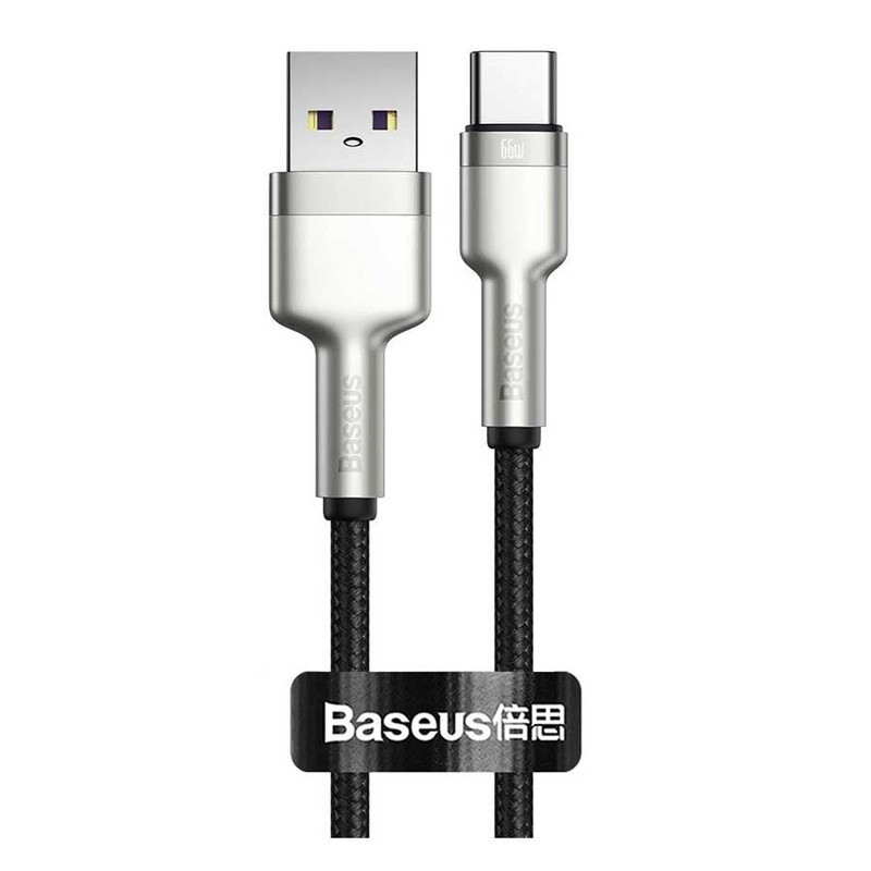 کابل تبدیل USB به USB-C باسئوس مدل Cafule series طول 0.25 متر