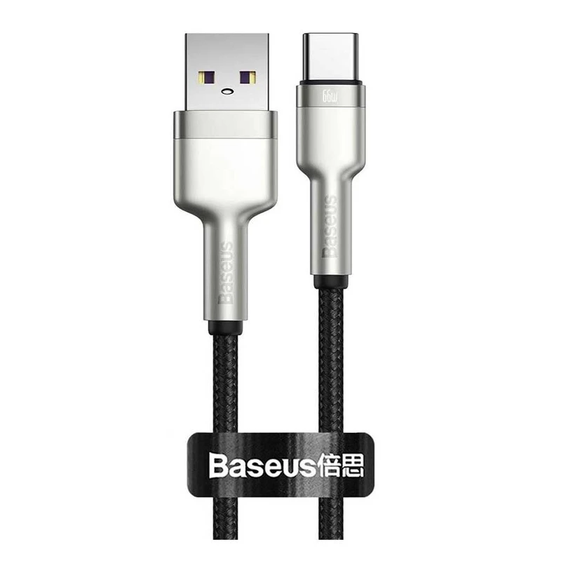 کابل تبدیل USB به USB-C باسئوس مدل Cafule series طول 0.25 متر