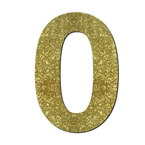 استیکر چوبی کودک مدل اعداد لاتین  کد MDF-T-0