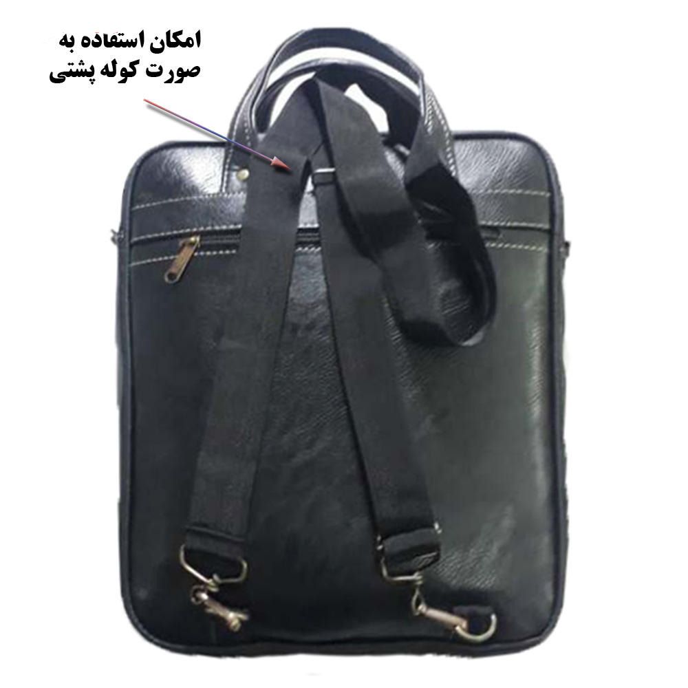 کیف اداری مردانه چرم ما مدل S-2 -  - 13