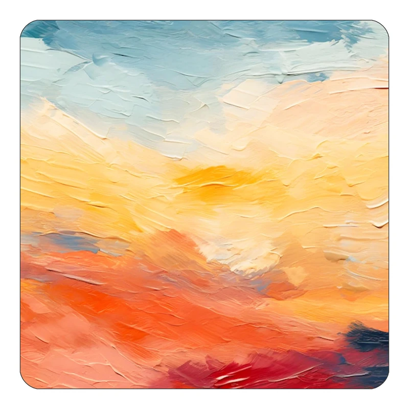 مگنت کاکتی طرح نقاشی رنگ روغن مدل mp70664