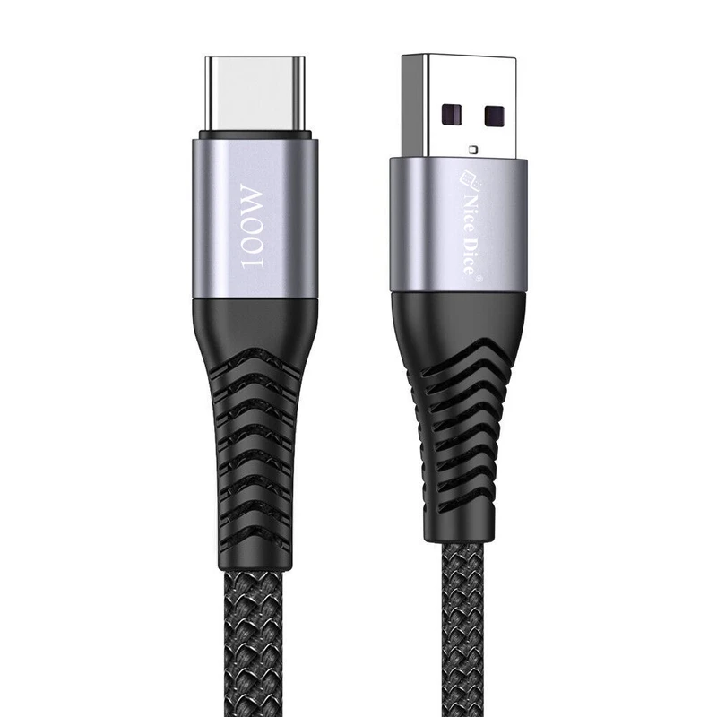 کابل USB به USB-C هارمن مدل NICEDICE100W طول 1 متر