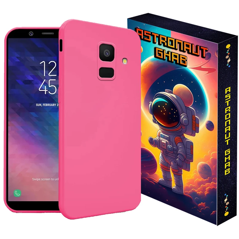 کاور استرونات قاب مدل سیلیکونی مناسب برای گوشی موبایل سامسونگ Galaxy A6