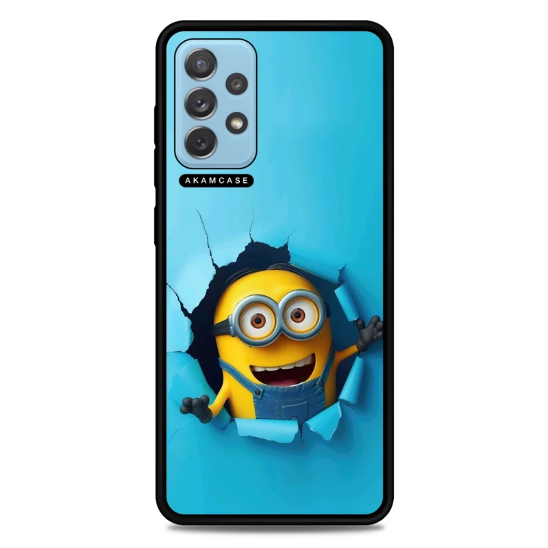 کاور آکام مدل AMC-WSGA72-MINIONS2 مناسب برای گوشی موبایل سامسونگ Galaxy A72