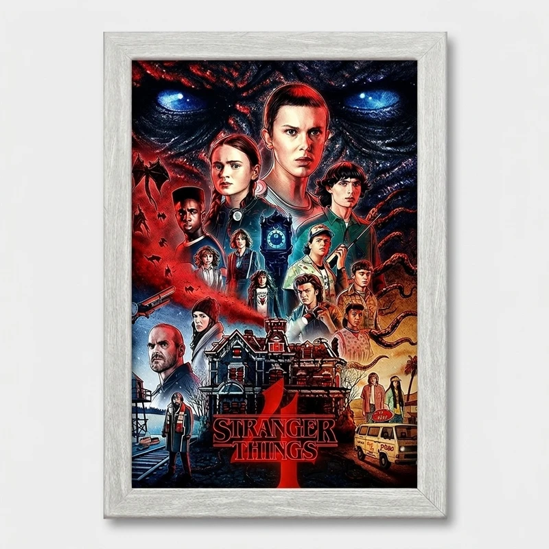 تابلو خندالو طرح سریال استرنجر تینگز Stranger Things  کد 19302