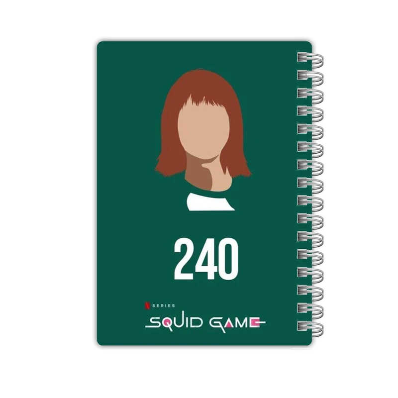 دفترچه یادداشت 50 برگ مدل Squid Game کد 2233