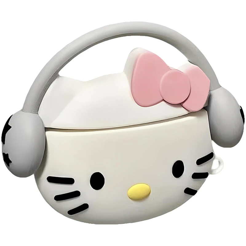 کاور والکری طرح Headphone Kitty مناسب برای کیس اپل ایرپاد 4 / 4ANC