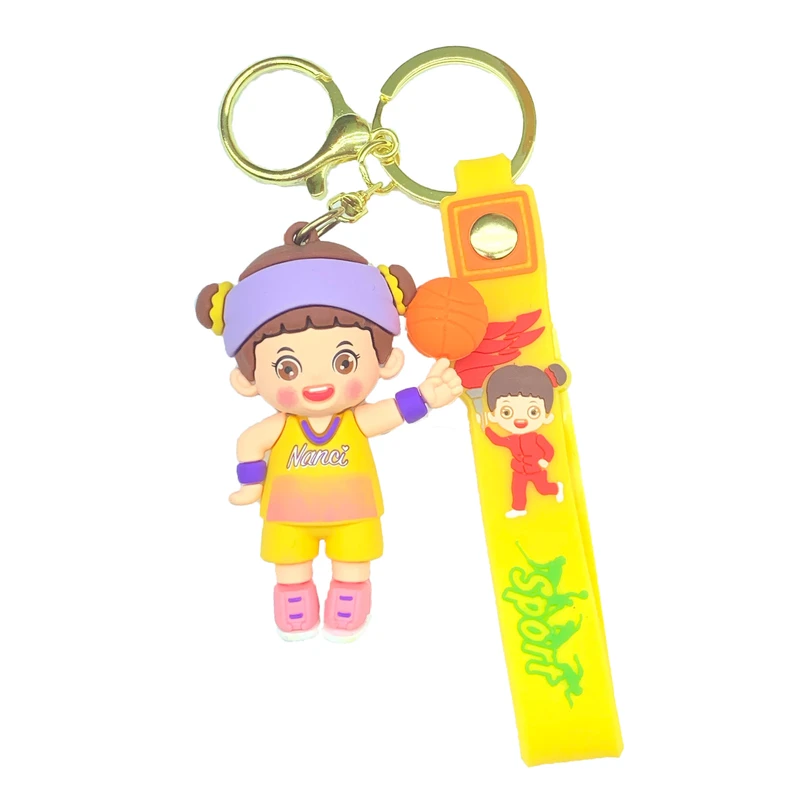 جاکلیدی مدل سیلیکونی طرح دختر بسکتبالیست