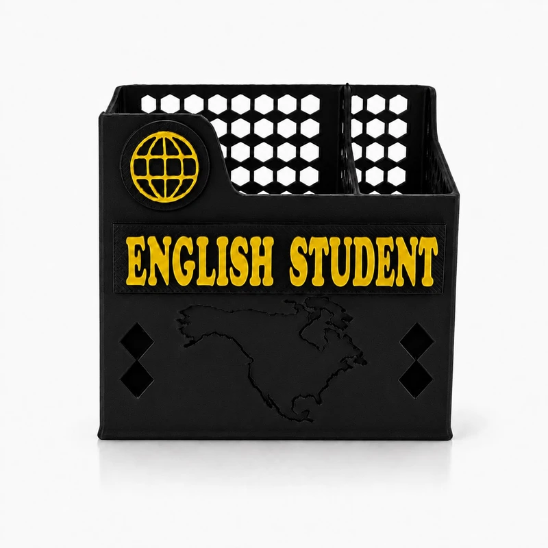 جامدادی رومیزی مدل زبان آموز