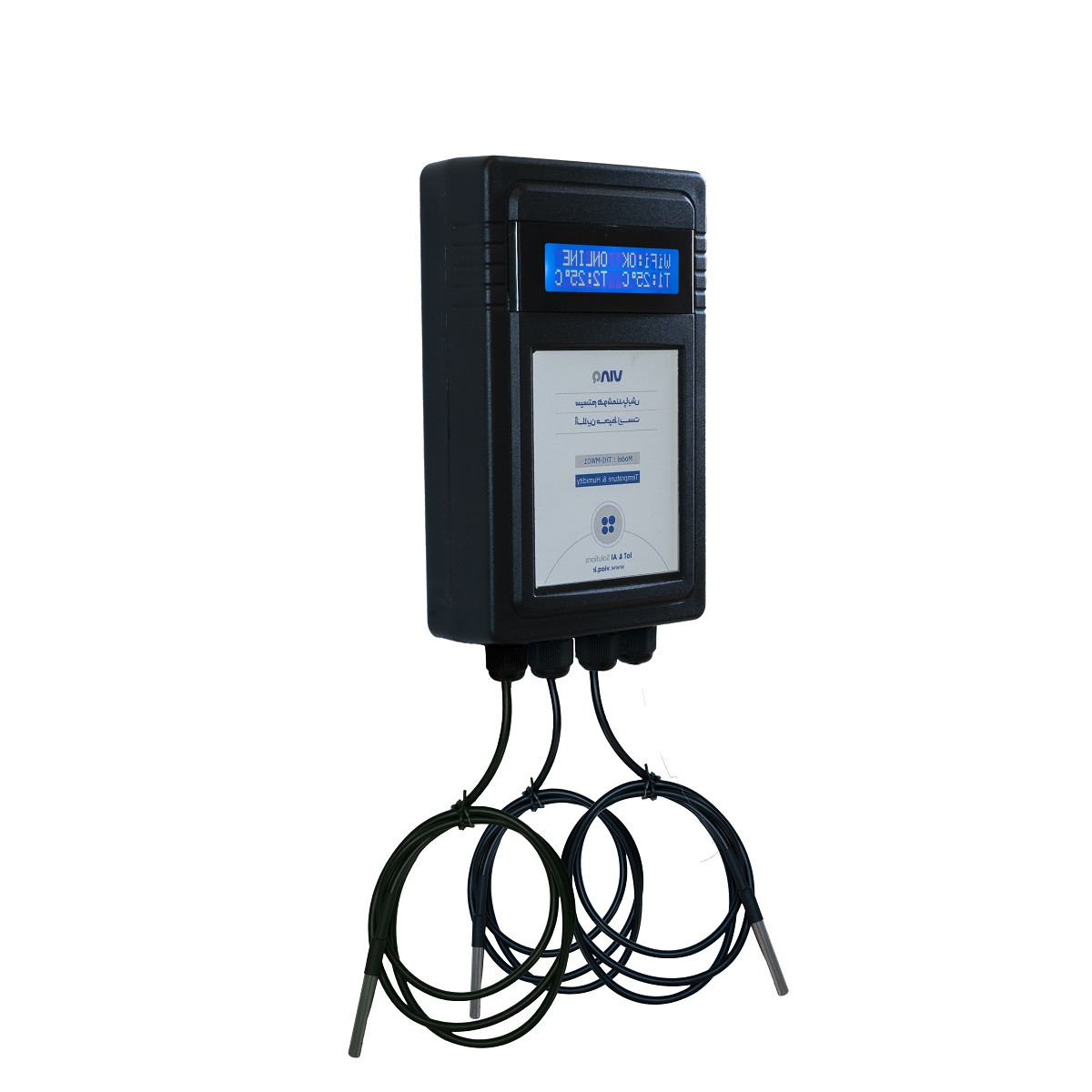 دیتالاگر دما سه کانال آنلاین ویاک مدل TI-3W01