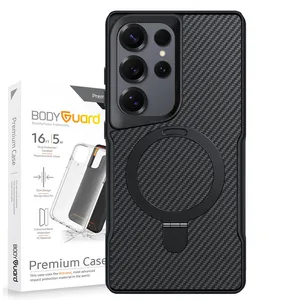 BodyGuard Carbon Stand Case For Samsung Galaxy S25 Ultra