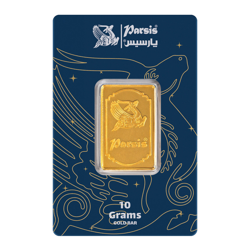 شمش طلا 24 عیار پارسیس مدل PRD-10