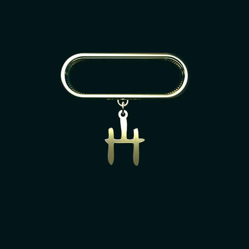 آویز ساعت طلا 18 عیار زنانه مدوپد مدل هندسی کد SK1-1767