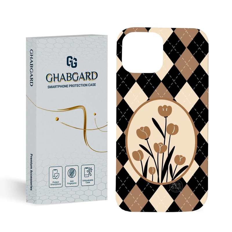 کاور قاب گارد مدل گل مناسب برای گوشی موبایل اپل  iPhone 12 Pro Max 