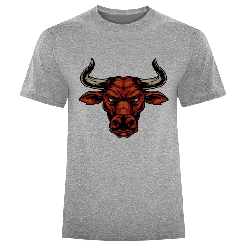 تی شرت آستین کوتاه مردانه مدل گاو F1183