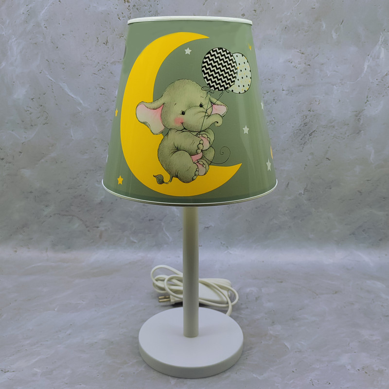 ست لوستر و اباژور اتاق کودک مدل فیل و بادکنک و ماه