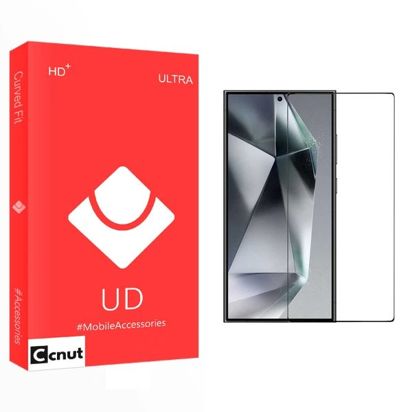 محافظ صفحه نمایش شیشه ای کوکونات مدل UD FullGlue مناسب برای گوشی موبایل سامسونگ Galaxy S24 Ultra