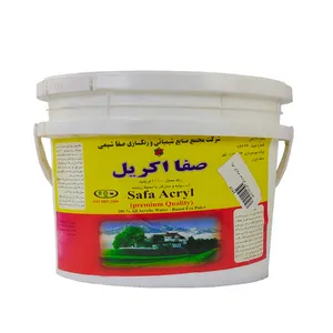 رنگ اکریلیک صفا اکریل مدل S7 وزن 4200 گرم
