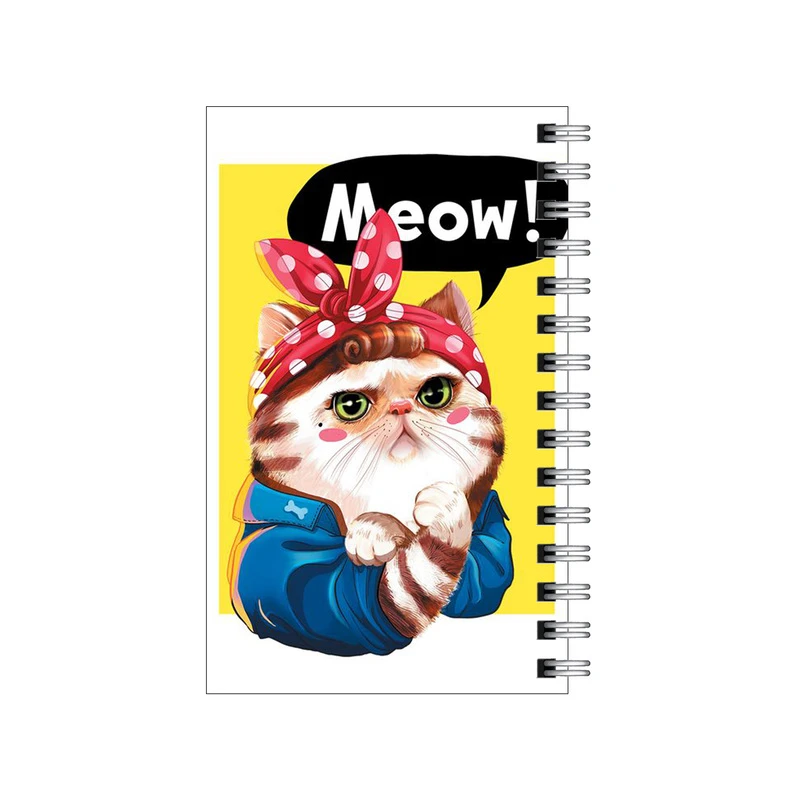 دفترچه یادداشت مدل to do list طرح گربه قوی  کد 5081300