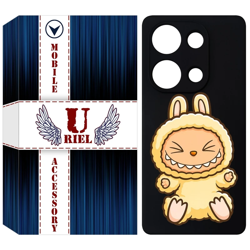 کاور یوریل مدل KSH کد 135 طرح عروسک لبوبو مناسب برای گوشی موبایل شیائومی Redmi Note 14S / Note 13 Pro 4G / Poco M6 Pro 4G