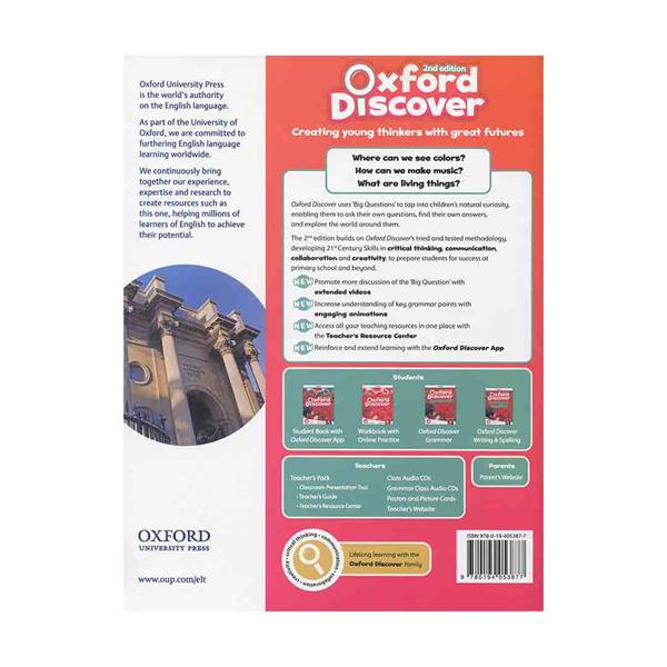 کتاب Oxford Discover 1 2nd اثر Kothleen Kampa and Charles Vilina انتشارات آکسفورد کتاب Oxford Discover 1 2nd اثر Kothleen Kampa and Charles Vilina انتشارات آکسفورد