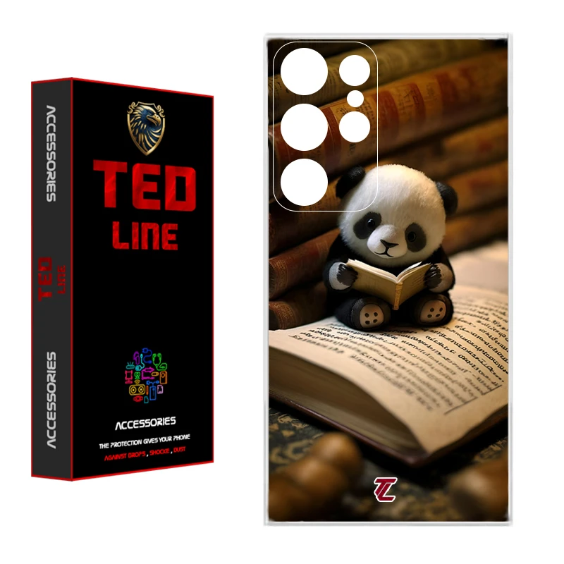 کاور تدلاین طرح پاندا کد 1179 مناسب برای گوشی موبایل سامسونگ Galaxy S22 Ultra