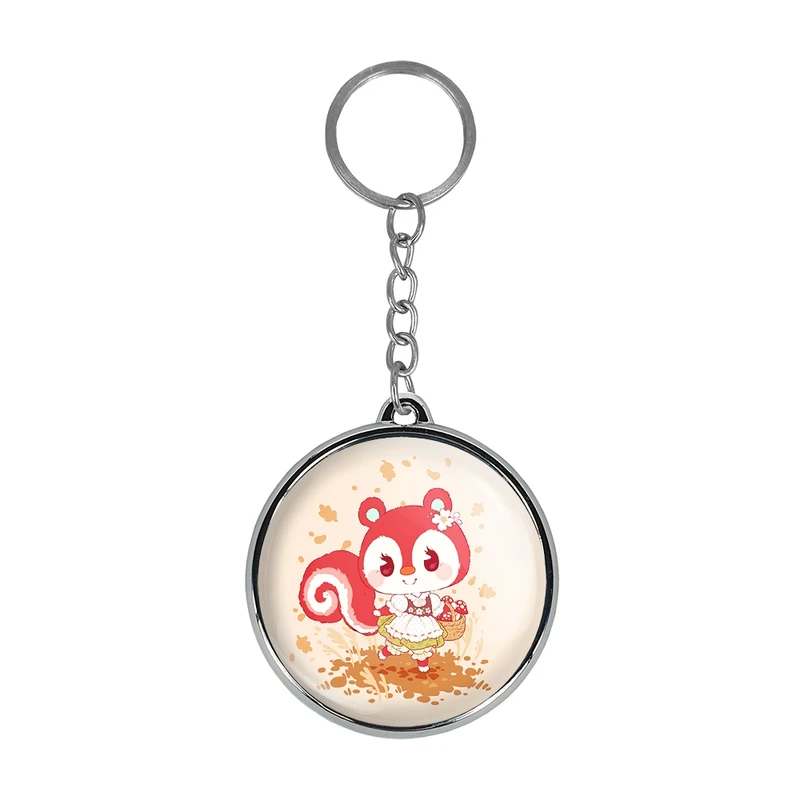 جاکلیدی خندالو طرح بازی انیمال کراسینگ (Animal Crossing) مدل دوطرفه کد 3264632647