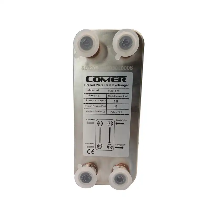 مبدل حرارتی صفحه ای کامر مدل Fs1514-45 ظرفیت 450 لیتر بر ساعت