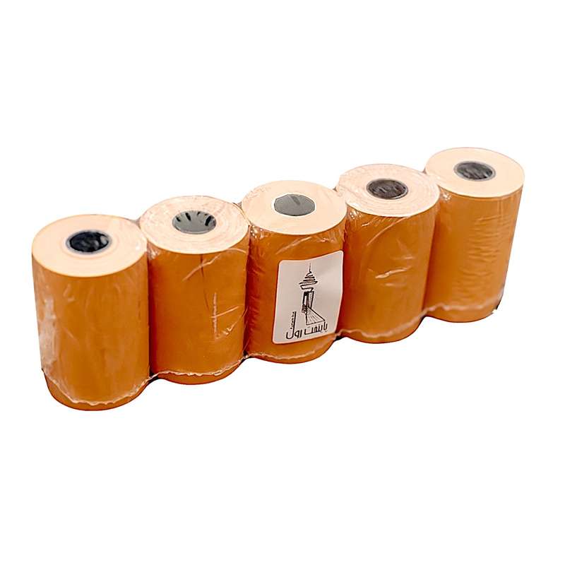 کاغذ پرینتر حرارتی پایتخت رول مدل Or80mm بسته 5 عددی کاغذ پرینتر حرارتی پایتخت رول مدل Or80mm بسته 5 عددی