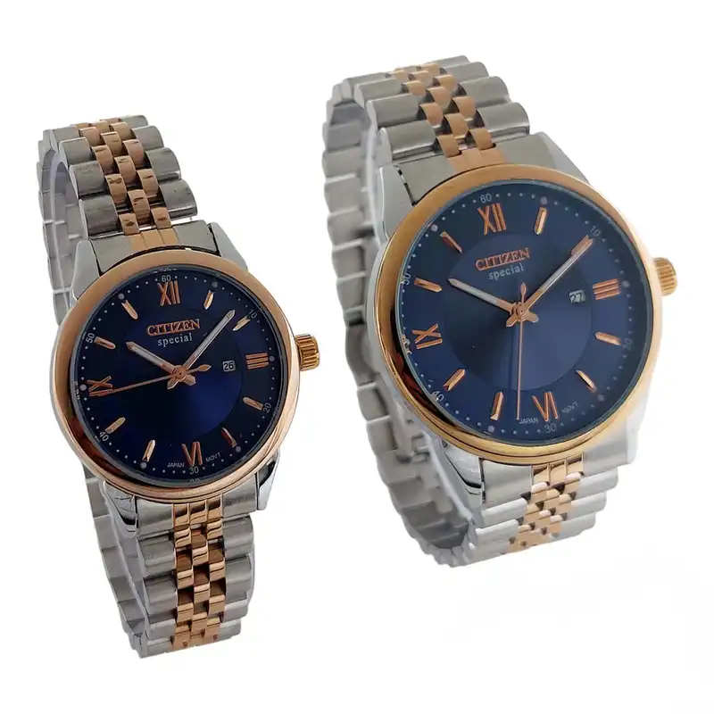 ست ساعت مچی عقربه ای زنانه و مردانه مدل کلاسیک