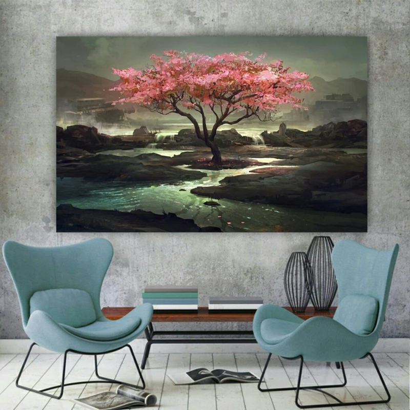  پوستر دیواری طرح طبیعت مدل ZB293