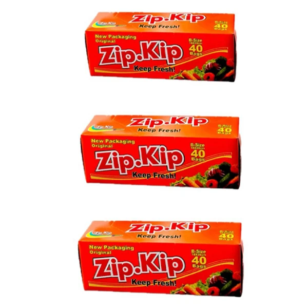 کیسه زیپ دار زیپ کیپ مدل B مجموعه سه عددی