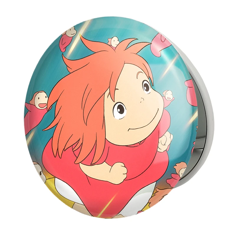 آینه جیبی خندالو طرح انیمه پونیو Ponyo مدل تاشو کد 4898 