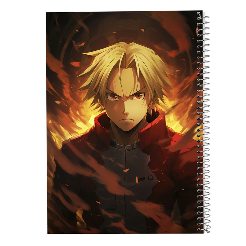 دفتر مشق 100 برگ مدوپد مدل Fullmetal Alchemist کد DF2310