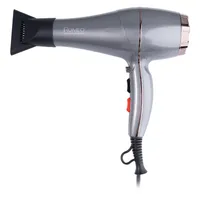 سشوار حرفه&zwnj;ای رومئو مدل RM-5858، موتور AC با توان مصرفی 2200 وات، دارای قابلیت باد سرد، طراحی ارگونومیک، دارای حلقه آویختن، با حالت صاف&zwnj;کننده و حجم&zwnj;دهنده، وزن 450 گرم، تنظیم حرارت 3 حالته و کنترل سرعت 2 حالته، به همراه متمرکزکننده باریک