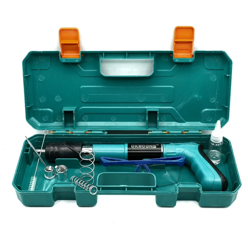 میخکوب فشاری اوکبونز مدل عصایی به همراه میخ مخصوص مجموعه 11 عددی