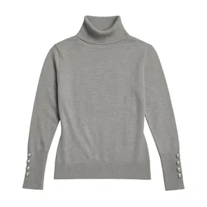 پلیور یقه اسکی زنانه مدل 619