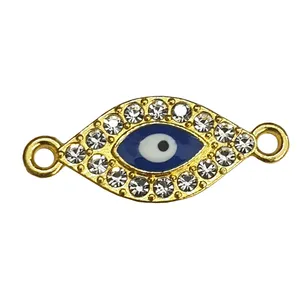 آویز دستبند مدل چشم و نظر نگین دار AD399