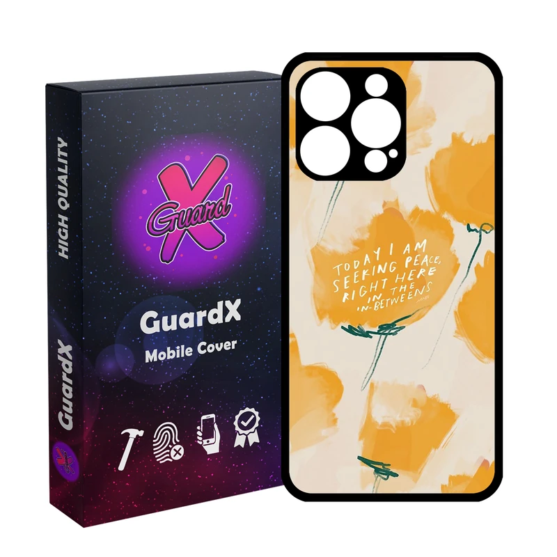 کاور گارد ایکس طرح Flower مدل Glass10830 مناسب برای گوشی موبایل اپل iPhone 15 Pro Max