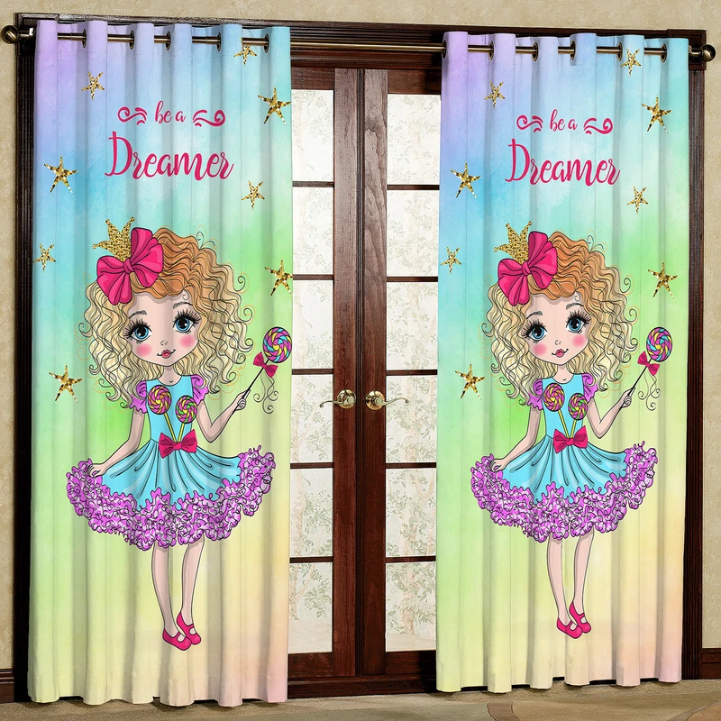 پرده مدل دختر مخمل پانچی کد 4112 سایز 200x140 سانتی متر