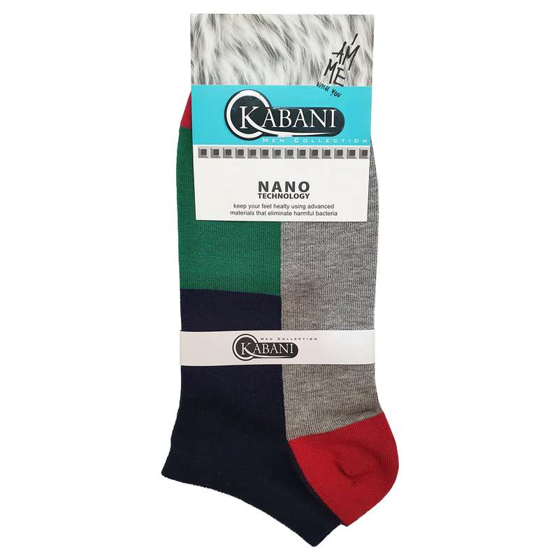 جوراب ساق کوتاه مدل اسپرت نخ پنبه نانو 300.71 کد 3