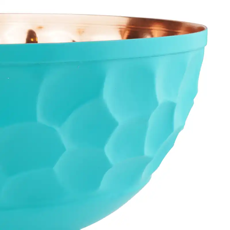 کاسه مسی مدل پایه دار طرح مدرن